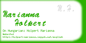 marianna holpert business card